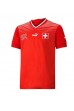 Fotbalové Dres Švýcarsko Granit Xhaka #10 Domácí Oblečení MS 2022 Krátký Rukáv